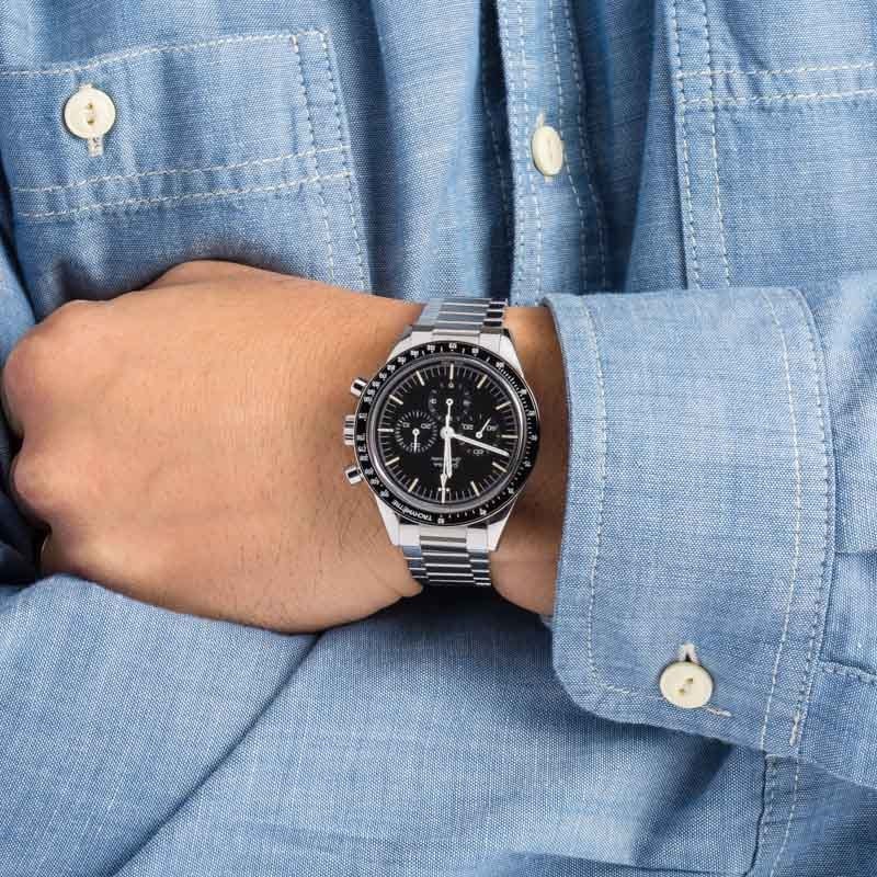 Pre-owned Omega Speedmaster Stainless Steel "Ed White"
