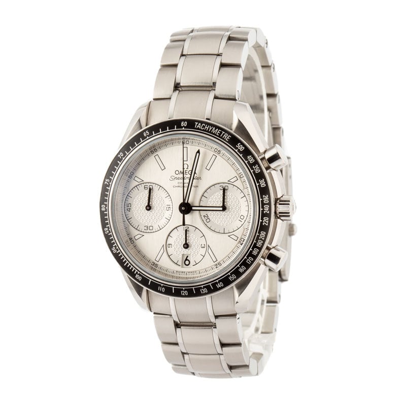 Preowned Omega Speedmaster Racing Silver Dial
