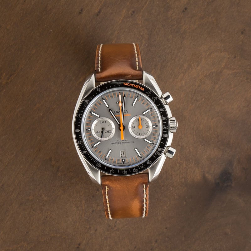 Pre-Owned Omega Speedmaster Racing Stainless Steel Grey Dial