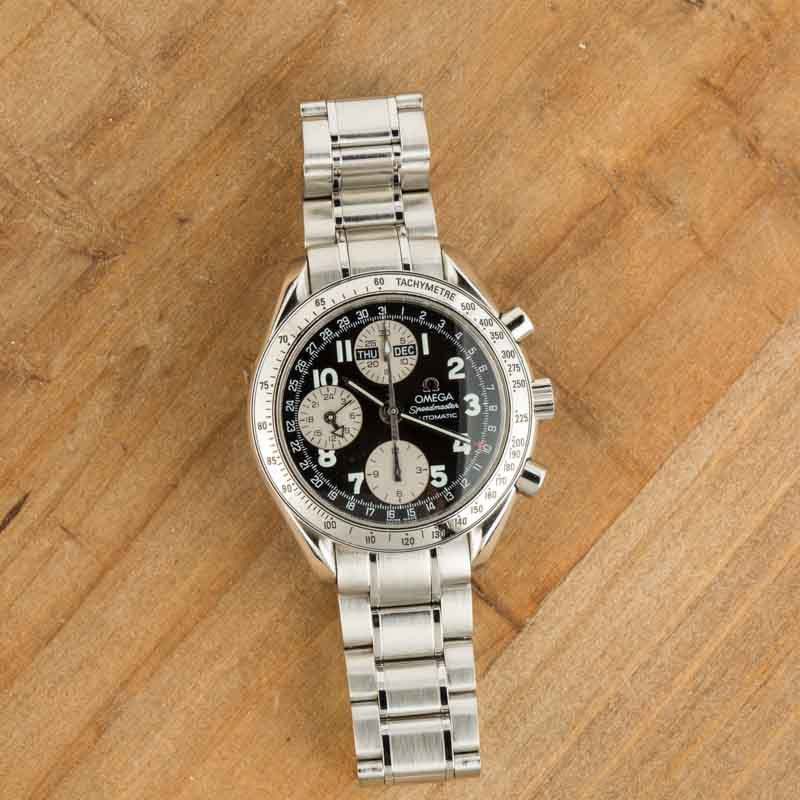 Omega Speedmaster Triple Calendar Black Dial