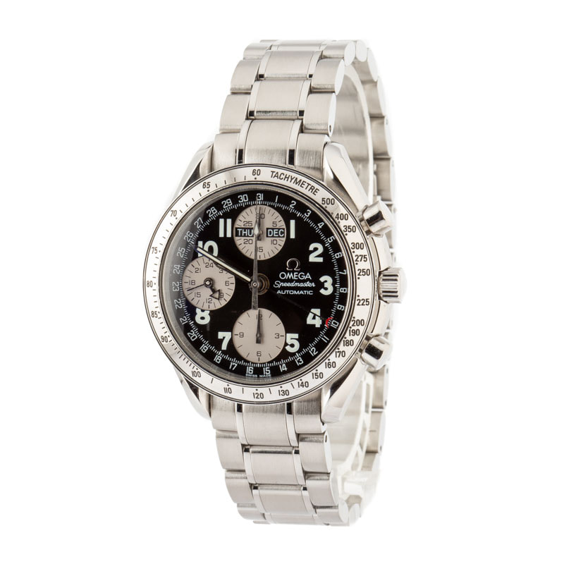 Omega Speedmaster Triple Calendar Black Dial