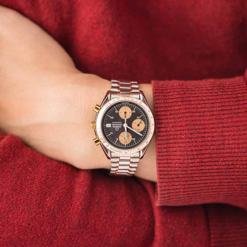 Omega Speedmaster Steel & Red Gold