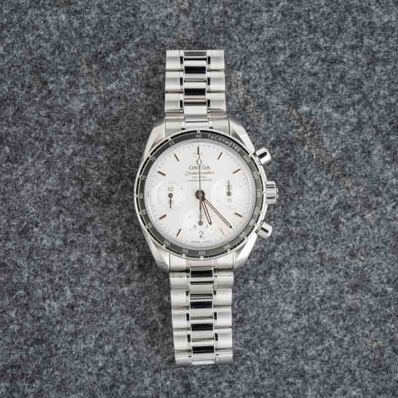 Pre-Owned Omega Speedmaster 38 Stainless Steel Silver Dial