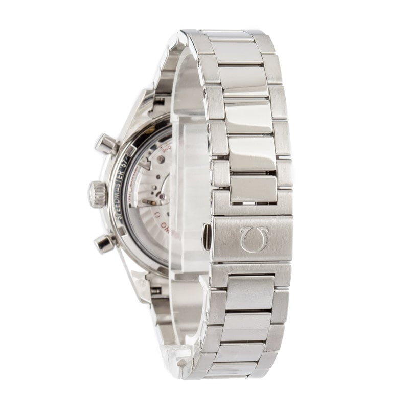 Pre-owned Omega Speedmaster '57 Stainless Steel Black Dial
