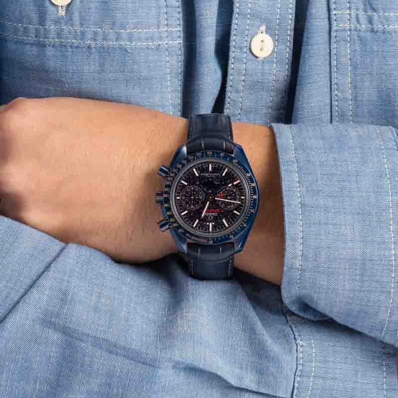 Pre-owned Omega Speedmaster Blue Side of the Moon
