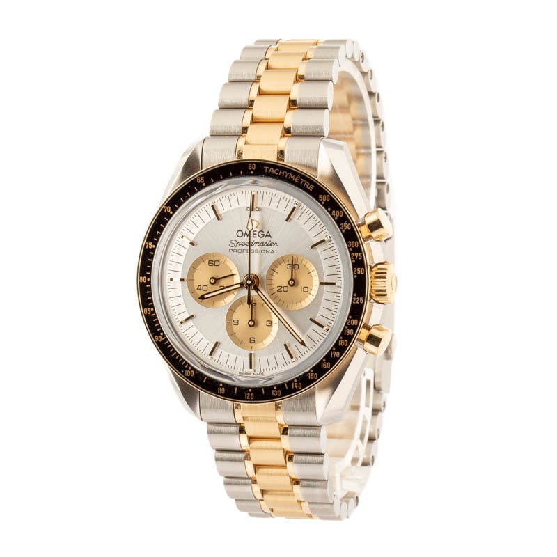 Omega Speedmaster Moonwatch Stainless Steel & Moonshine Gold