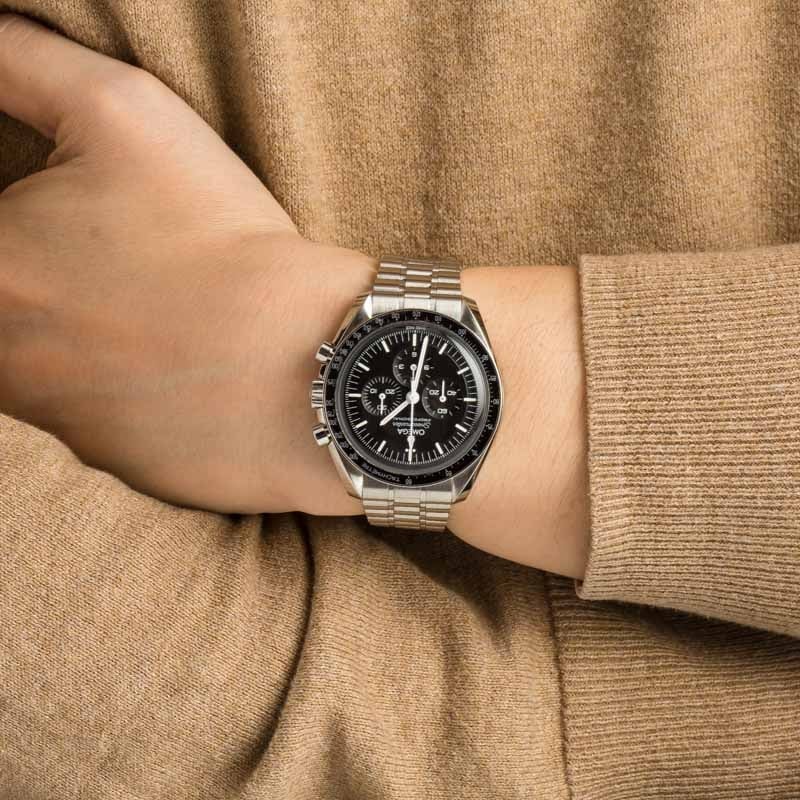 Omega Speedmaster Stainless Steel Black Dial