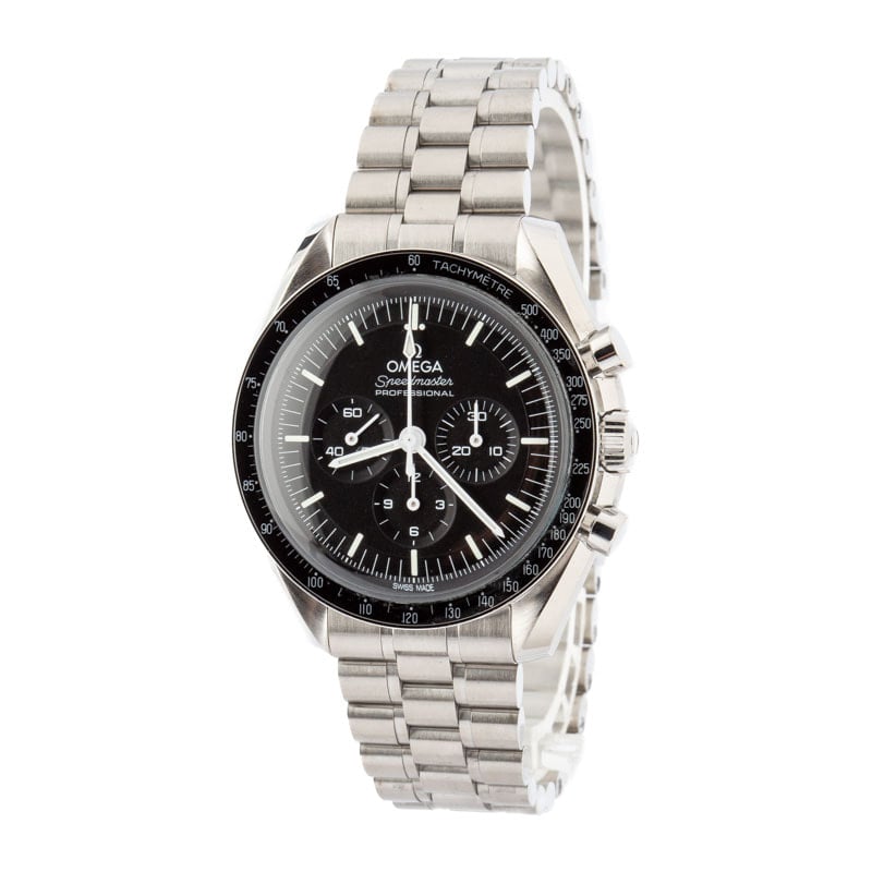 Omega Speedmaster Stainless Steel Black Dial