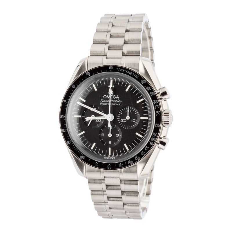 Omega Speedmaster Stainless Steel Black Dial