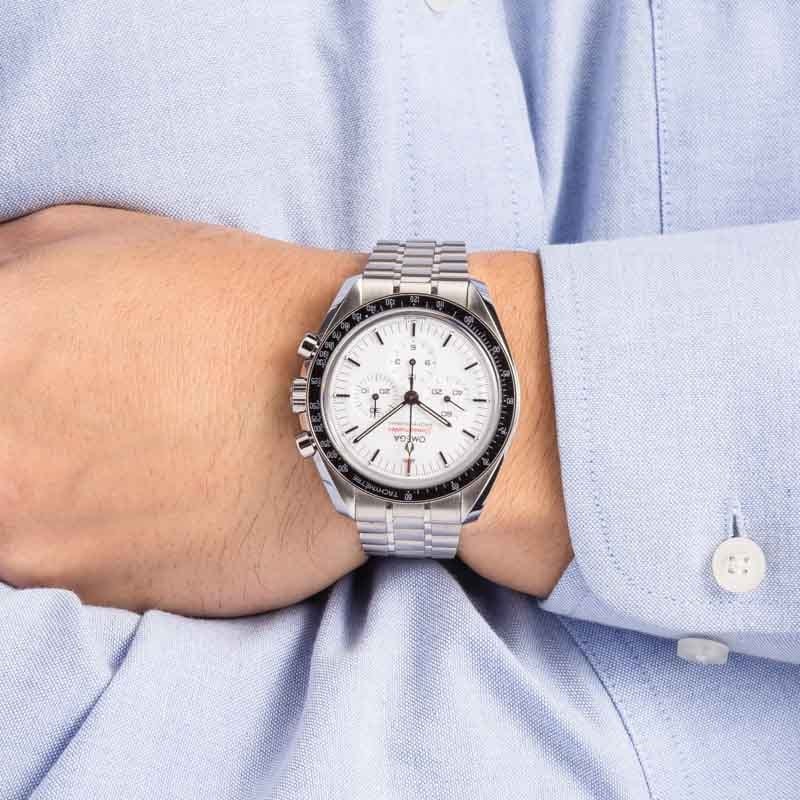 Omega Speedmaster Moonwatch White Index Dial