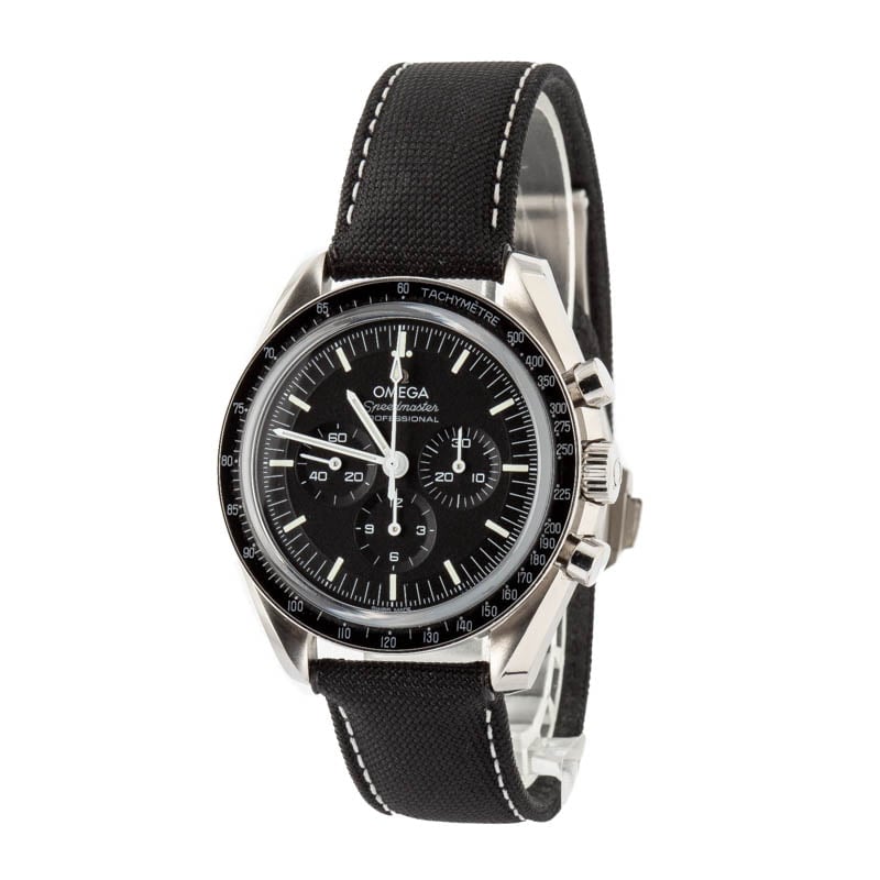 174122 Pre Owned Omega Speedmaster Moonwatch Professional Stainless Steel