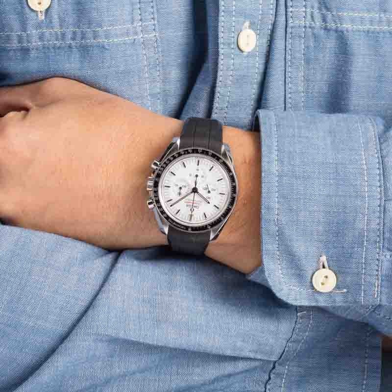 Speedmaster Moonwatch Professional Steel on Rubber