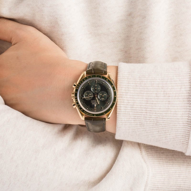 Omega Speedmaster Moonwatch Professional 18k Moonshine Gold