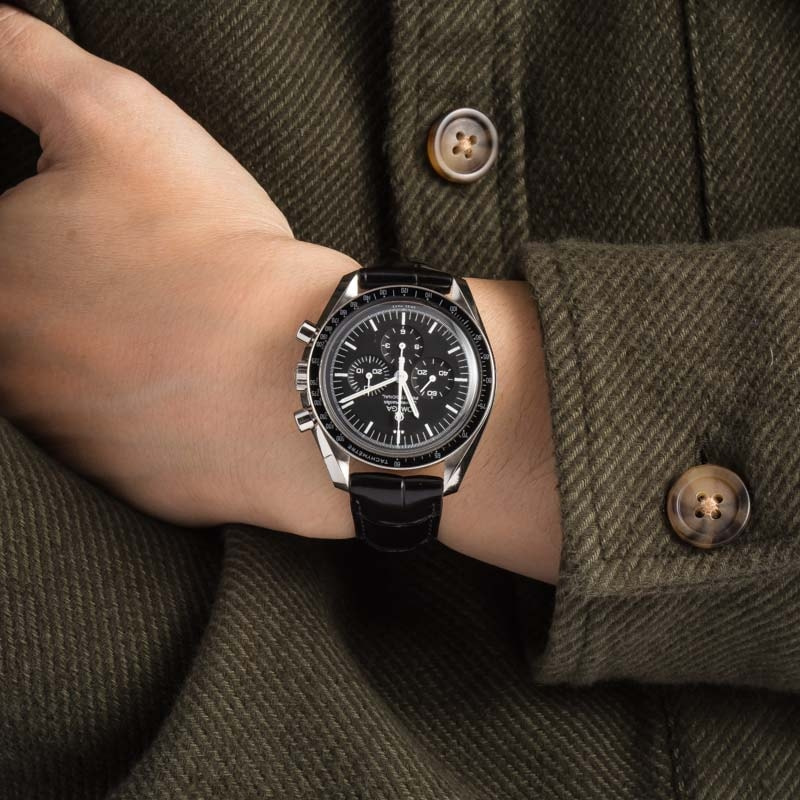 Pre-owned Omega Speedmaster Moonwatch Professional Black