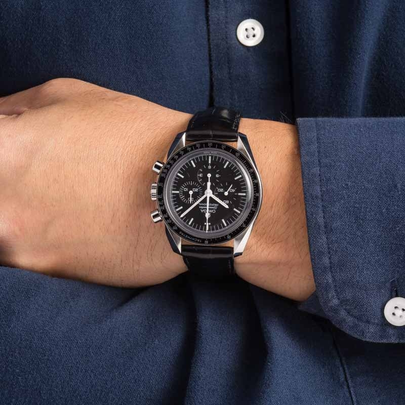 Pre-owned Omega Speedmaster Moonwatch Professional Black