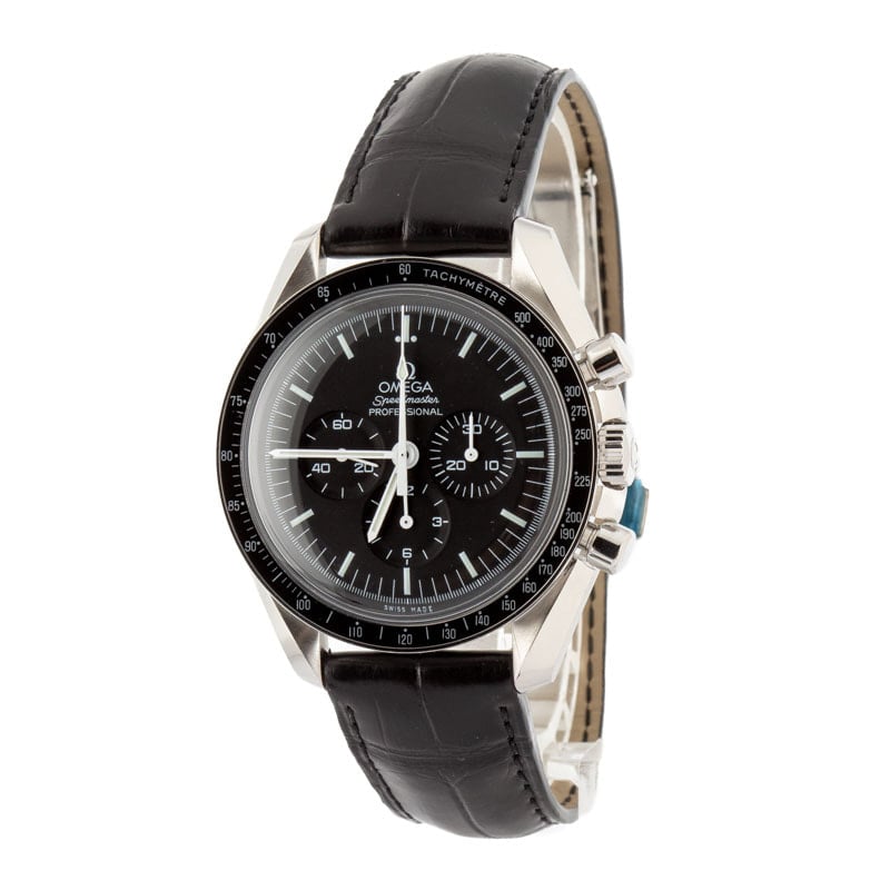 Pre-owned Omega Speedmaster Moonwatch Professional Black