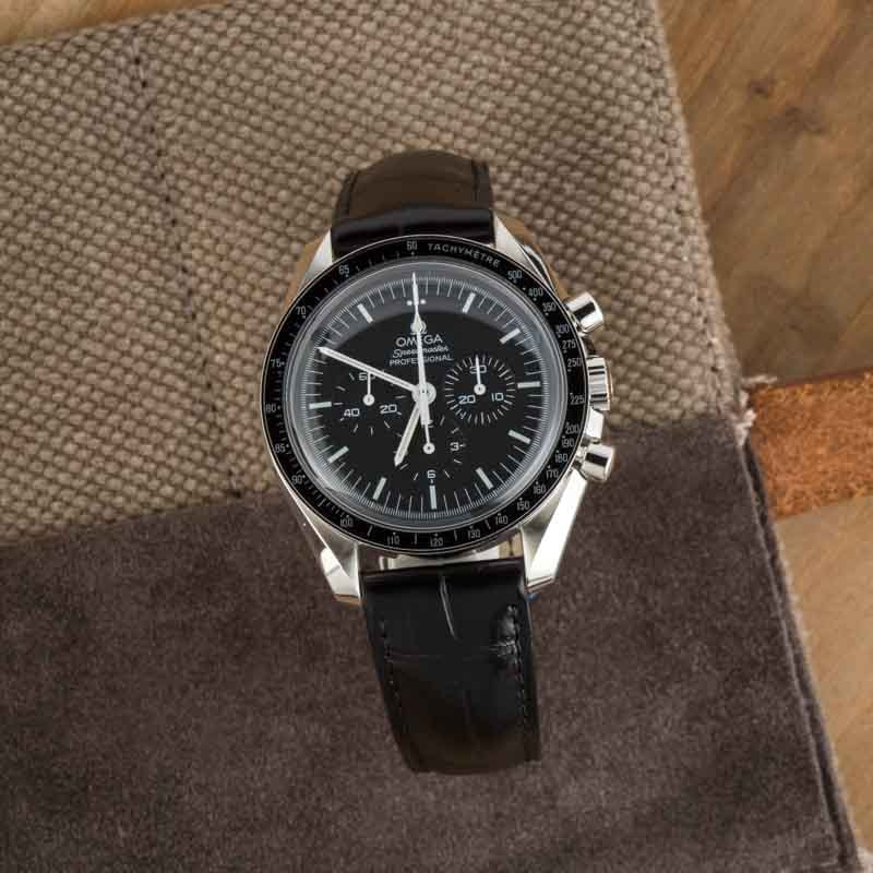 Pre-owned Omega Speedmaster Moonwatch Professional Black