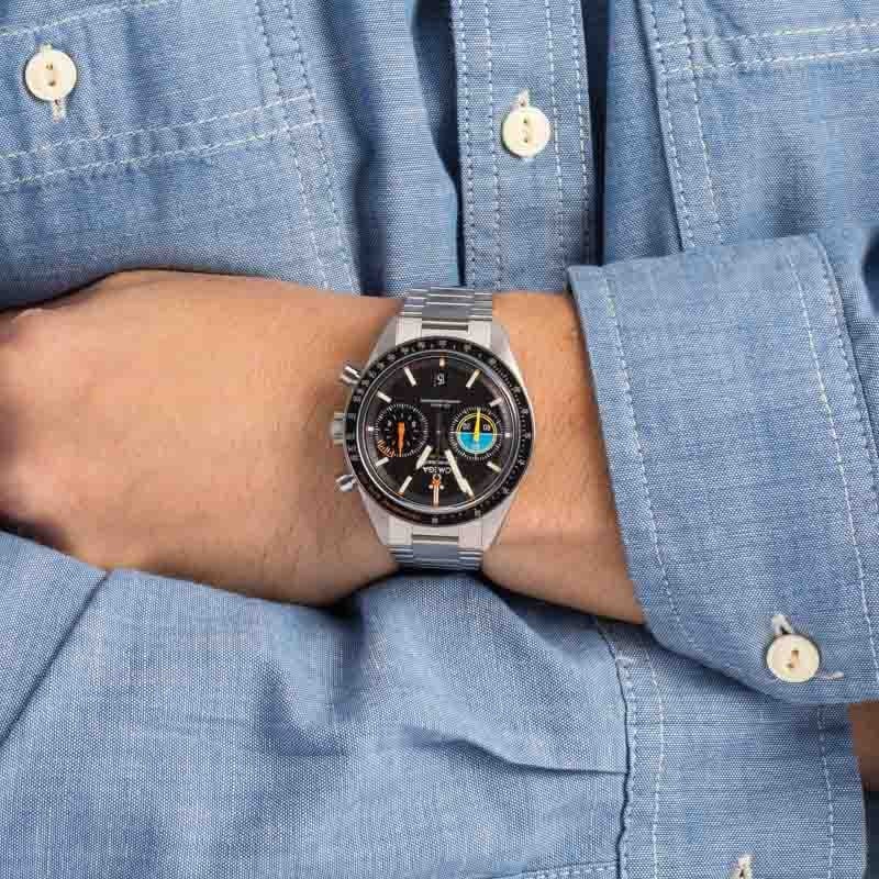 Pre-owned Omega Speedmaster Pilot Stainless Steel
