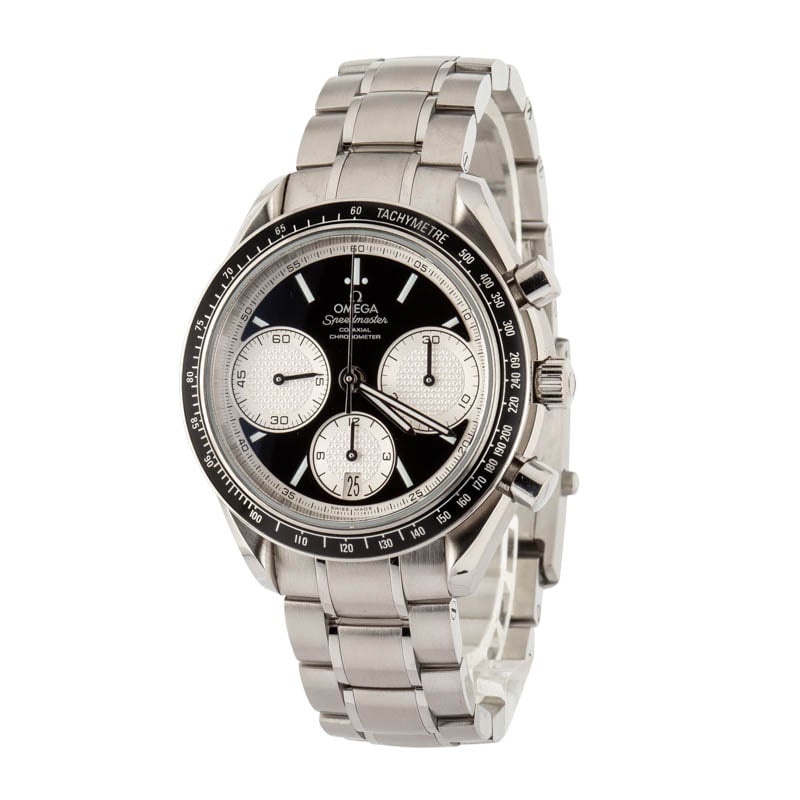 Pre-owned Omega Speedmaster Stainless Steel Black
