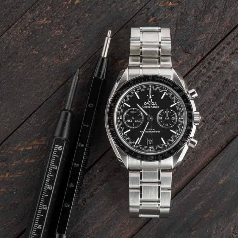 Omega Speedmaster Racing Stainless Steel Black Dial