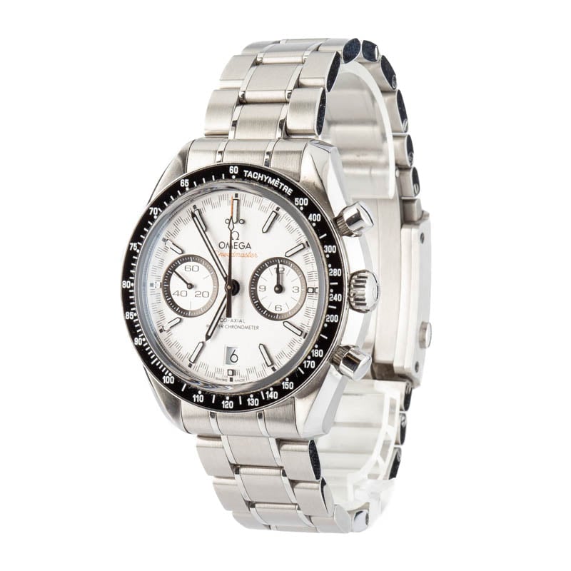 Pre-Owned Omega Speedmaster Chronograph White Dial