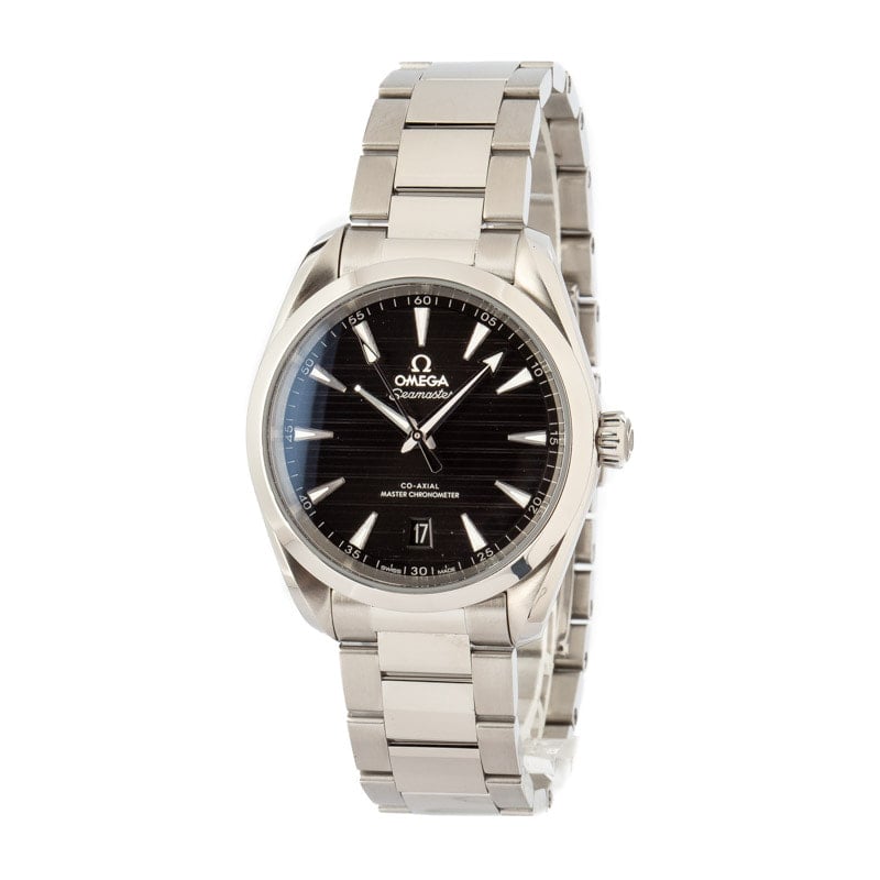 Pre-Owned Omega Seamaster Black Dial