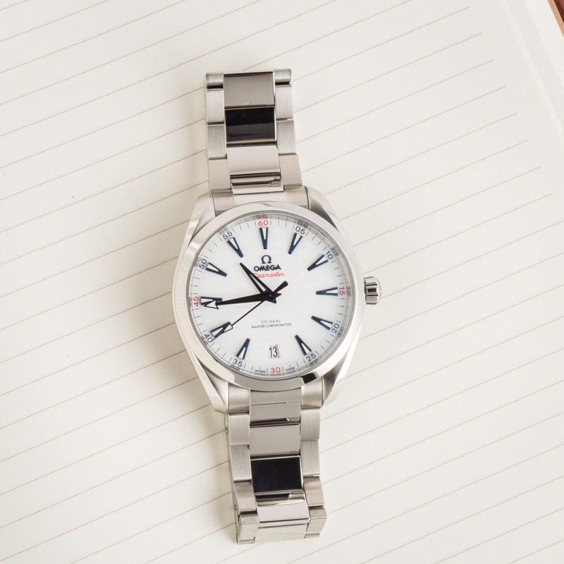 Omega Seamaster Aqua Terra White Dial