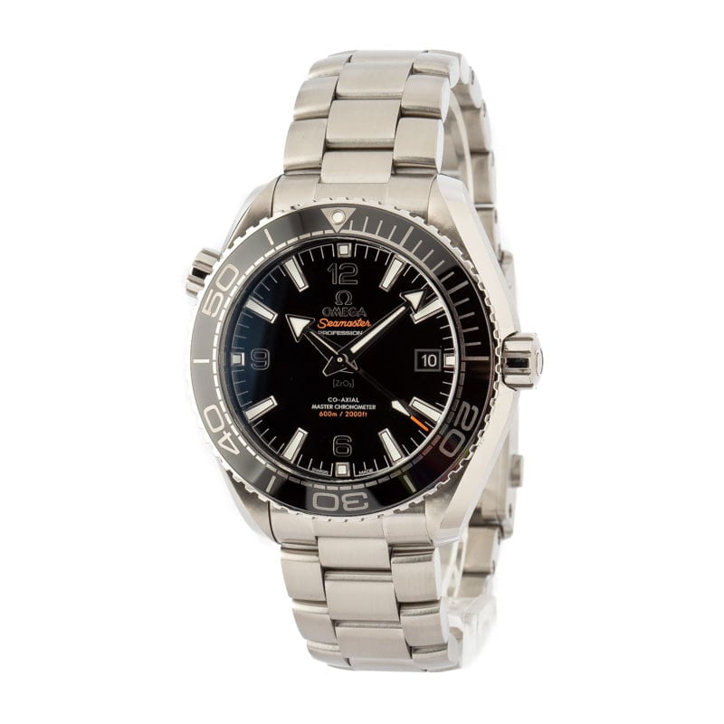 Omega Seamaster Planet Ocean Steel Black & Orange