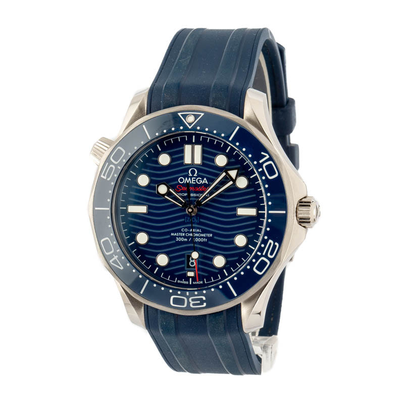 Omega blue rubber 2025 strap