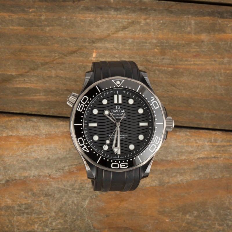 Mens Omega Seamaster Diver 300M Black