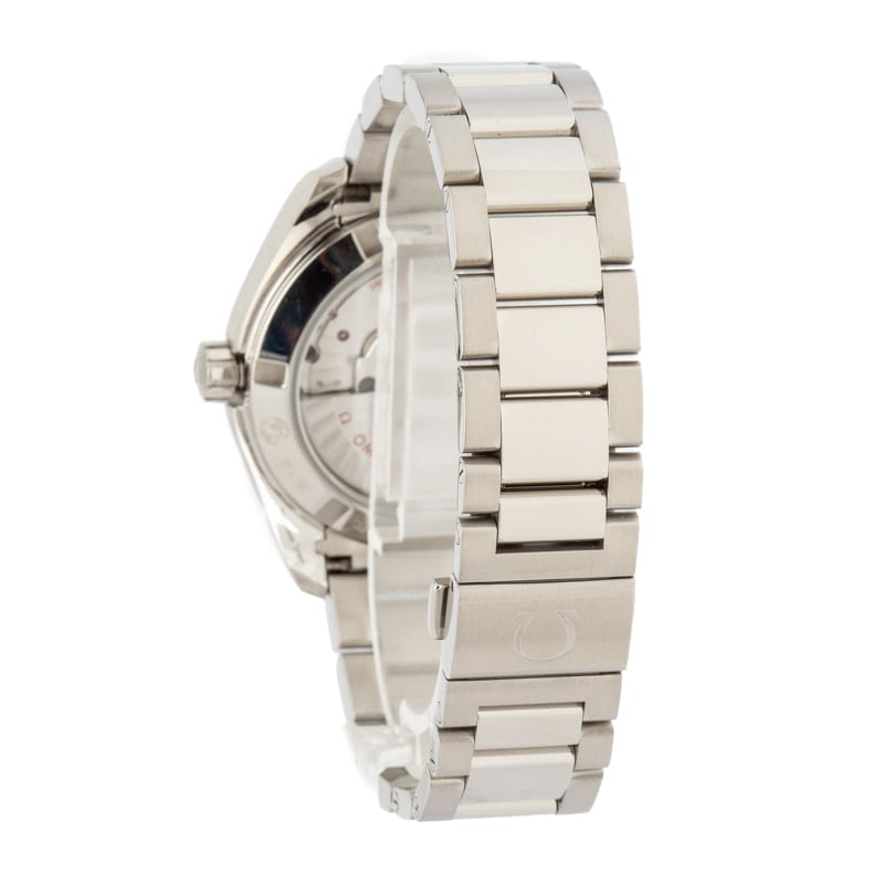 Omega Seamaster Blue Teak Aqua Terra