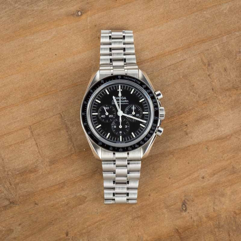 Pre-Owned Omega Speedmaster Moonwatch Professional Black Dial