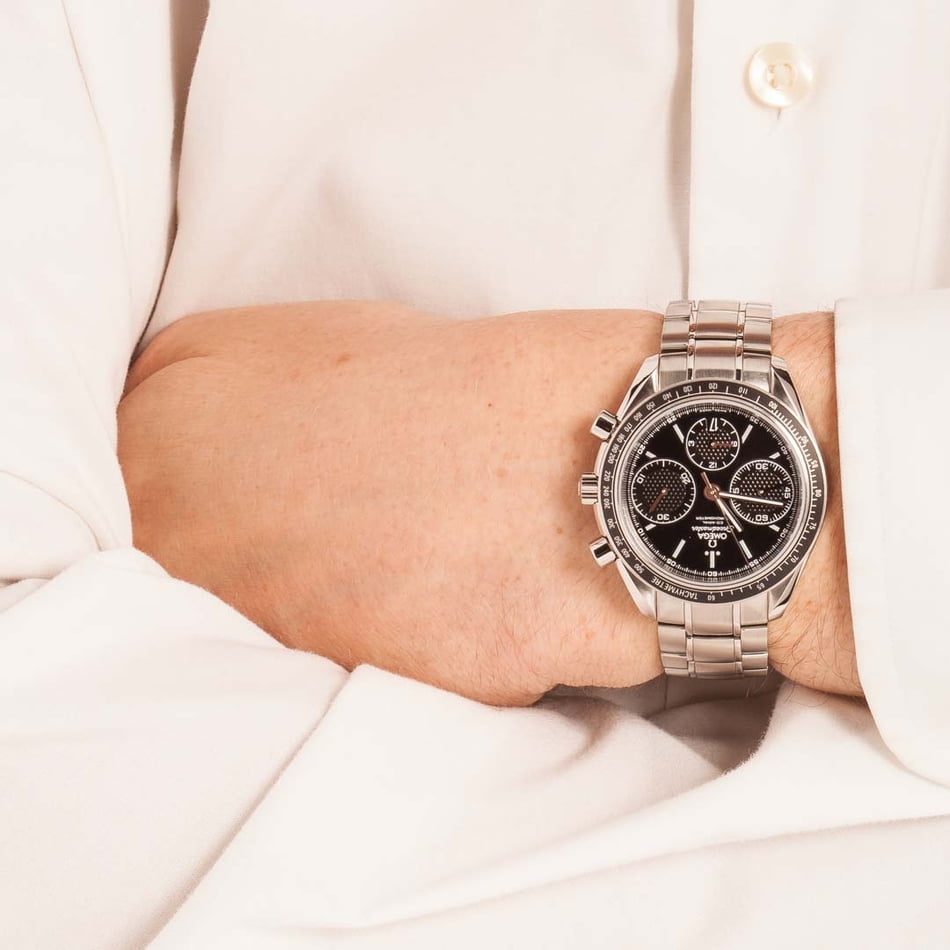 Omega Speedmaster Stainless Steel Black Dial