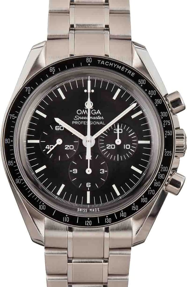 Image of Omega Speedmaster Stainless Steel Black Dial