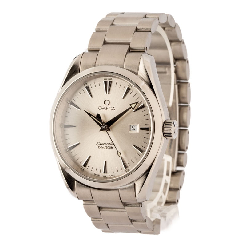 Mens Omega Seamaster Aqua Terra Quartz