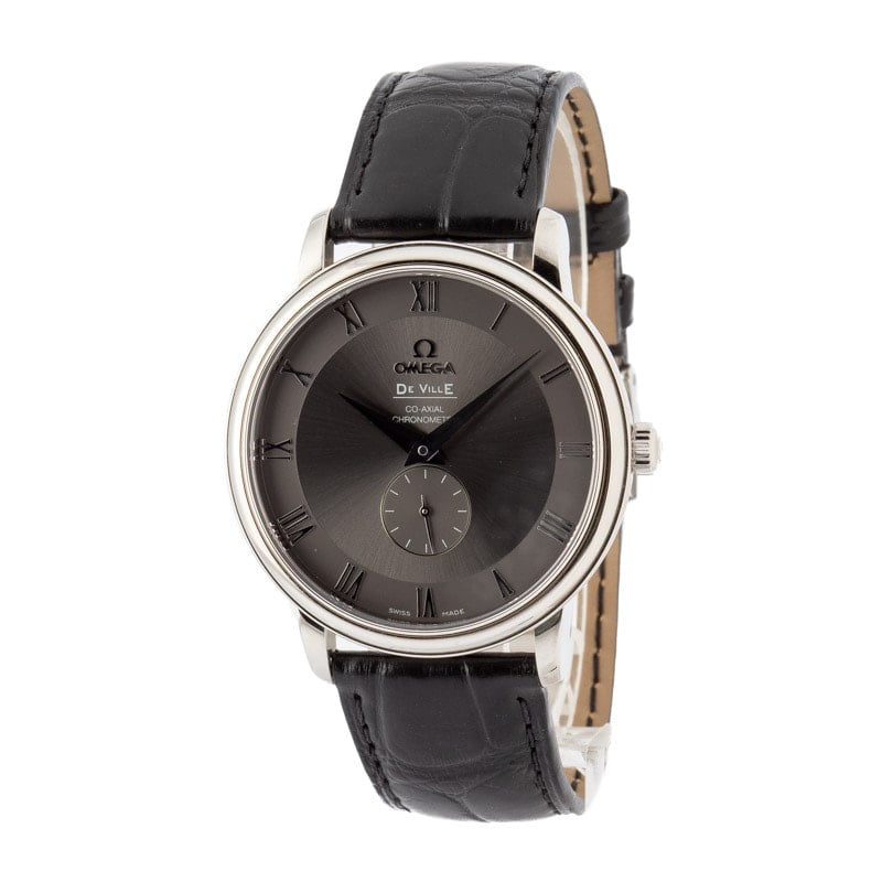 Omega De Ville Prestige Grey Roman Dial
