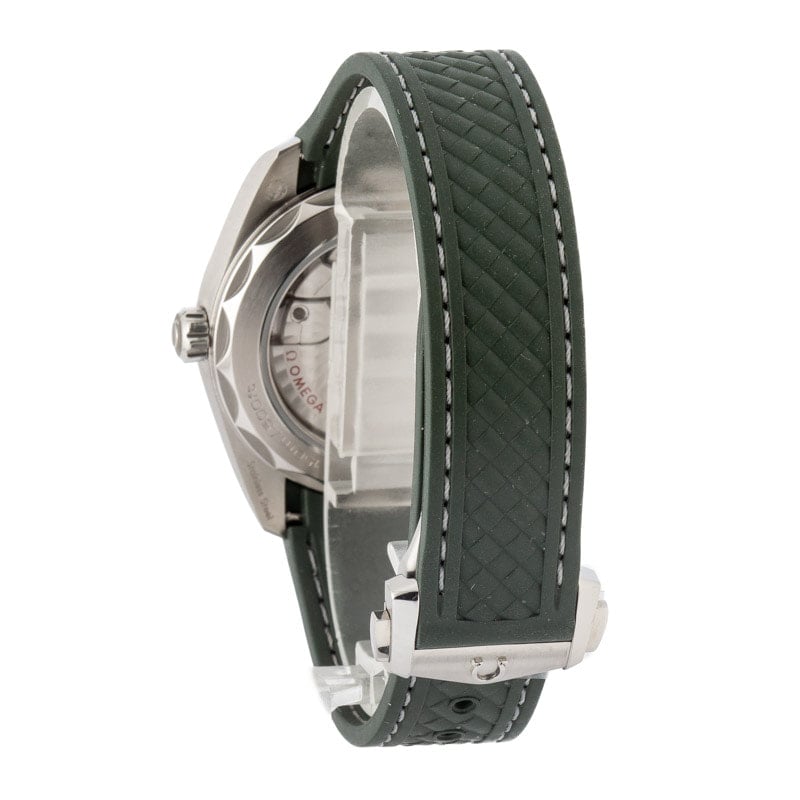 Omega Seamaster Stainless Steel Aqua Terra Green Dial