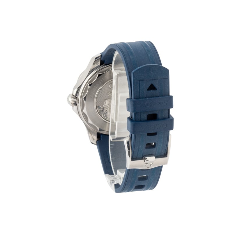 Used Omega Seamaster Diver 300M Blue Dial & Rubber Strap