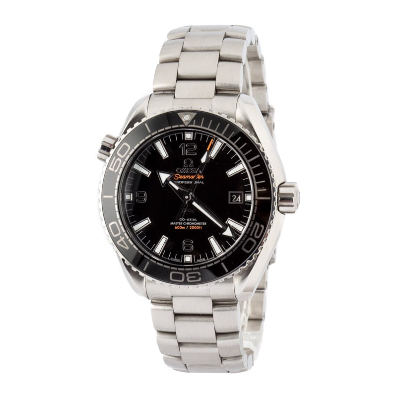 Omega Seamaster Planet Ocean Steel Black & Orange