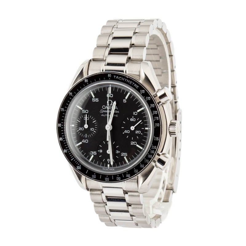 Omega Speedmaster Reduced Ref 3510.50.00 Black Dial