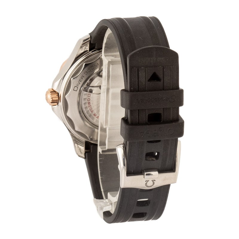 Used Omega Seamaster 18k Sedna Gold & Steel