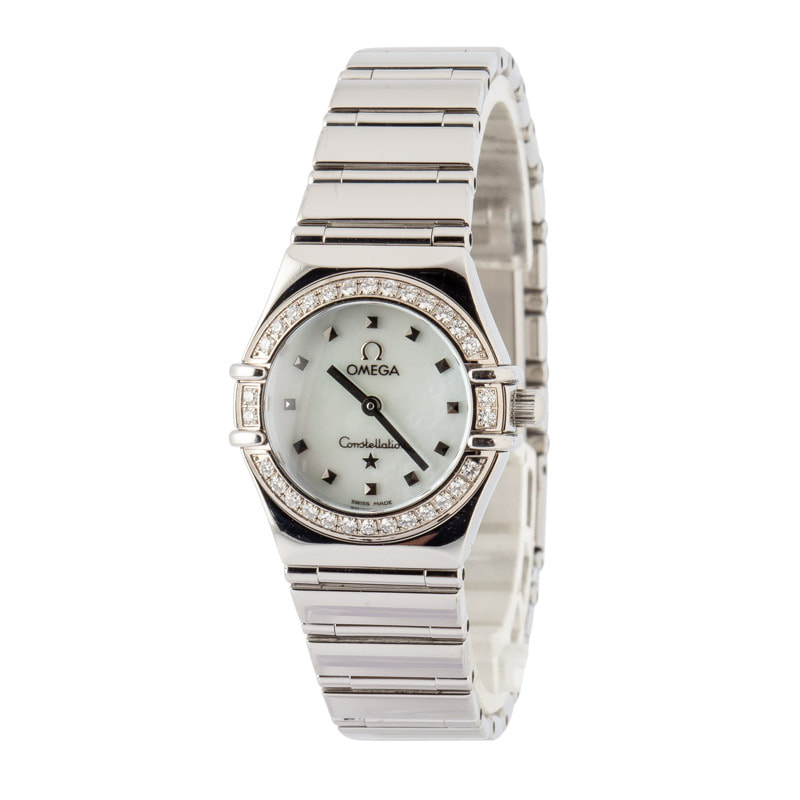 Omega Lady Constellation White Mother of Pearl Dial