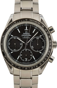 Omega Speedmaster 40MM Stainless Steel, Chronograph Black Dial & Bezel, B&P (2015)