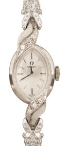 Pre-Owned Ladies Omega Diamond Cocktail