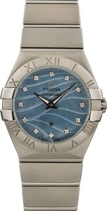 Omega Constellation Blue Mother of Pearl 1