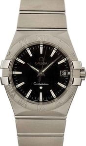 Omega Constellation Stainless Steel Black Dial