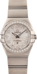 Womens Omega Constellation Diamond Bezel