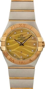Omega Constellation Wavy Mother of Pearl Dial