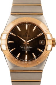 Omega Constellation Steel & Red Gold