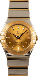 Ladies Omega Constellation Champagne Dial